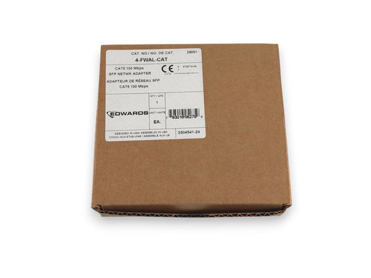 EST Edwards 4-FWAL-CAT 100 Mbps SFP Network Adapter Installation (NEW IN BOX)