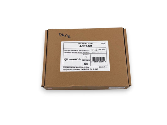 EST Edwards 4-NET-SM Fiber Optic Single Module SFP Controller (NEW IN BOX)