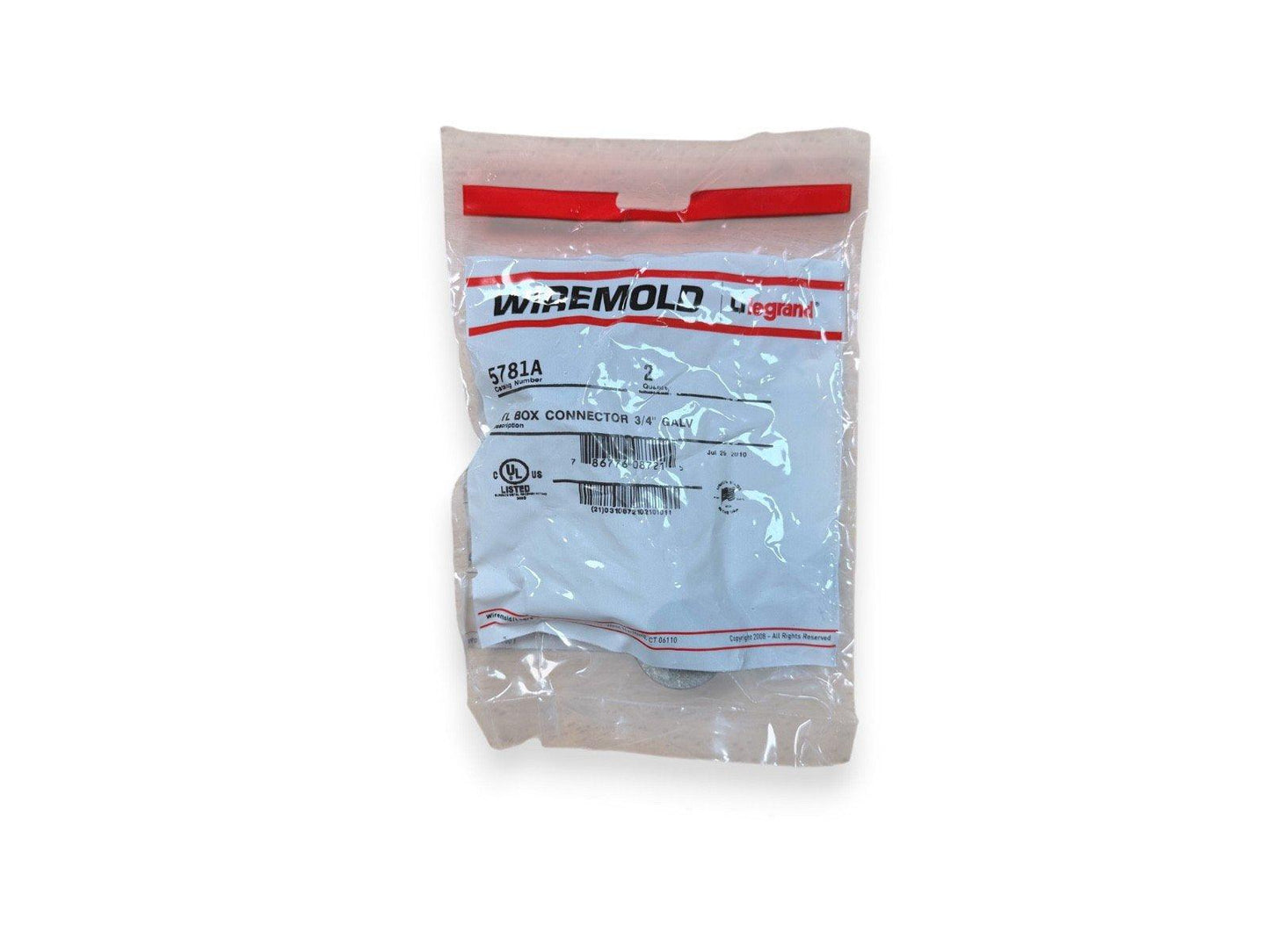 Legrand Wiremold 5781A 2x STL Box Connector 3/4" Galv (NEW IN BOX)