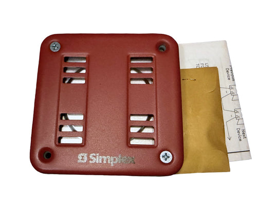 Simplex 2901-9553 Fire Alarm Horn 6 VAC Red (NEW IN BOX)