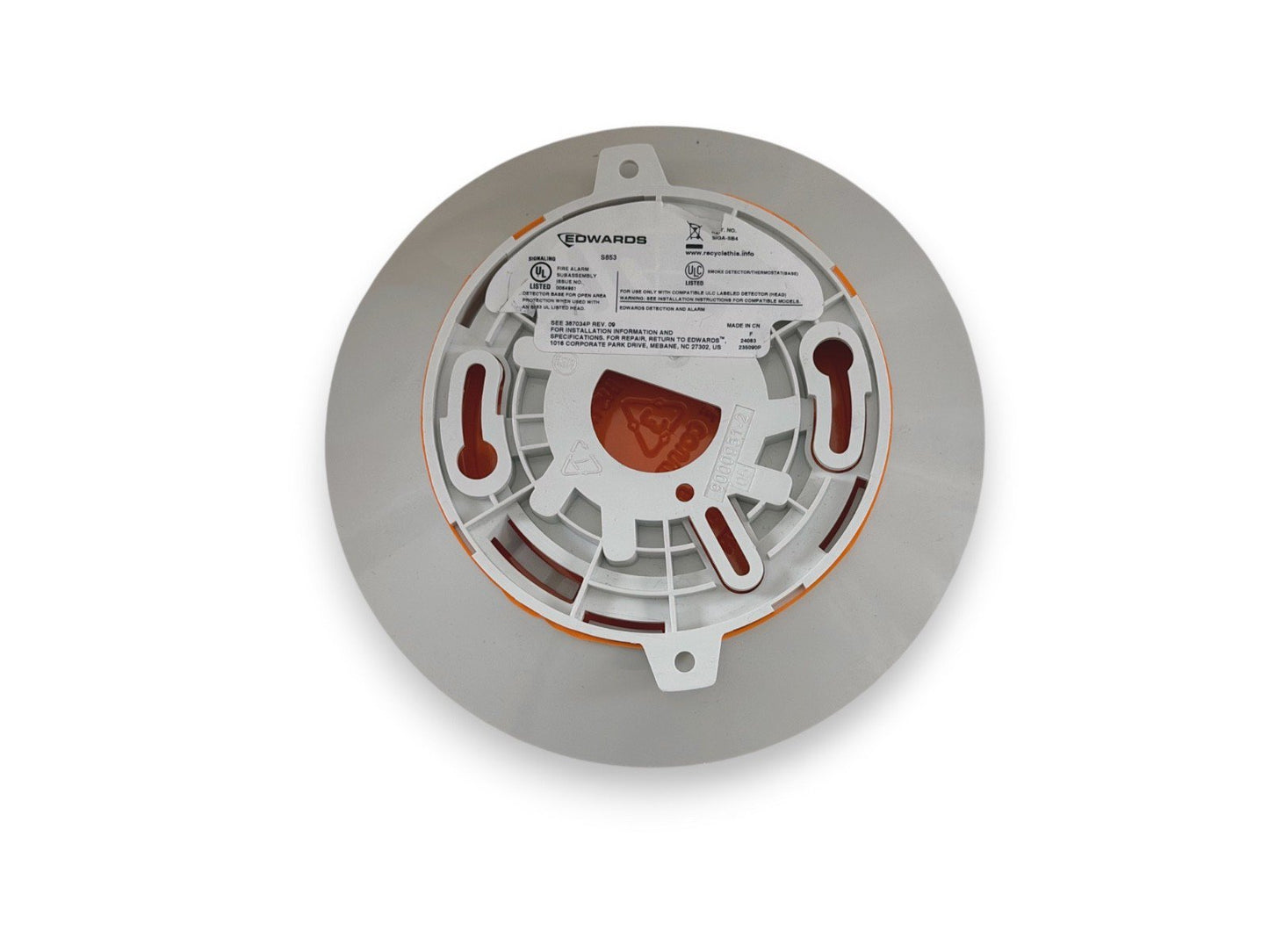 EST Edwards SIGA-SB4 Fire Alarm Detector Base (NEW)