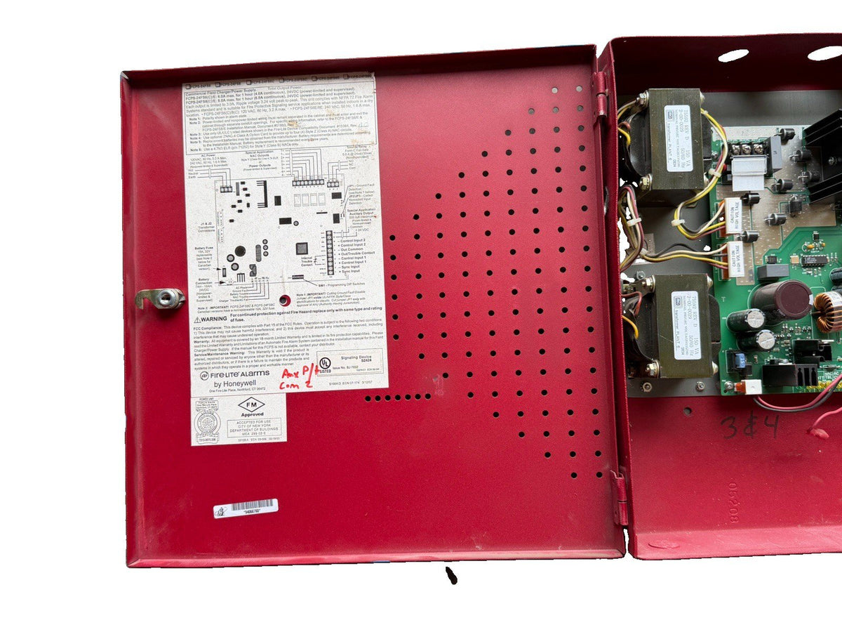 Fire-Lite FCPS-24FS8 8 Amp 24 Volt Remote Fire Alarm Power Supply