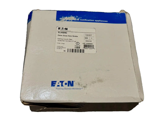 Eaton Wheelock ELHSRC Fire Alarm Horn Strobe Ceiling Red (NEW IN BOX) Wheelock