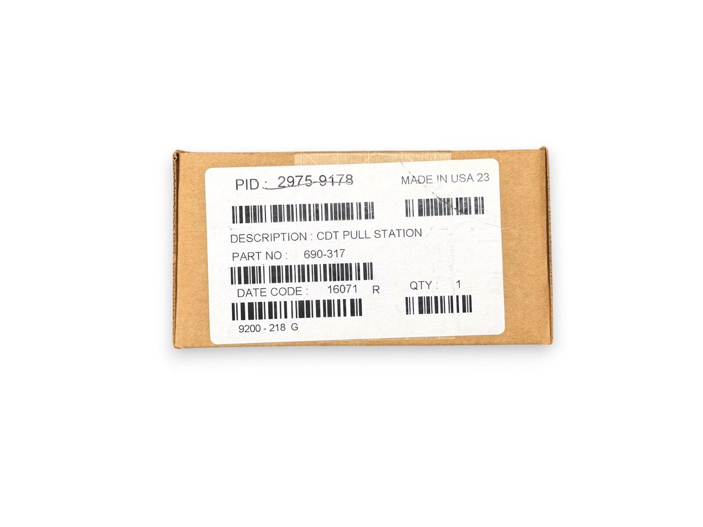 Simplex 2975-9178 Fire Alarm Pull Station Back Box (NEW IN BOX)