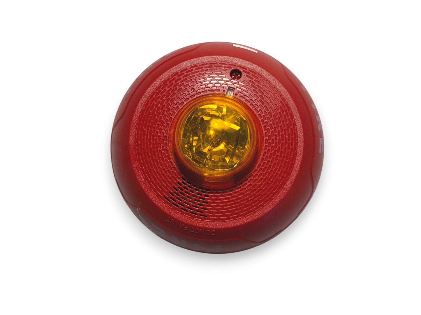 System Sensor PC2RL Fire Alarm Horn Strobe Ceiling Red Amber Strobe