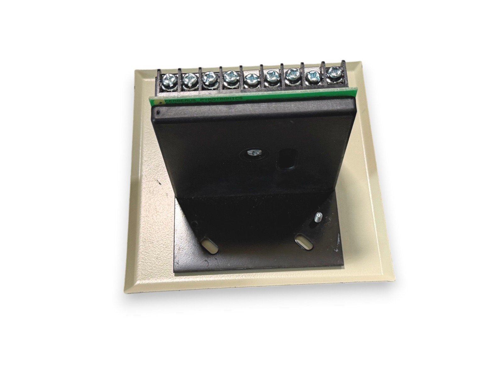 Fire alarm control module with terminal block and mounting base, used fire alarm equipment