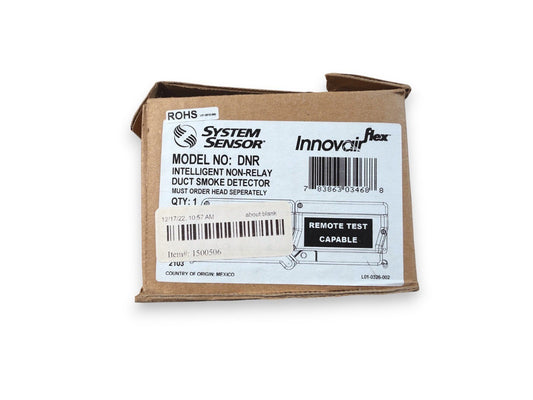 System Sensor DNR Fire Alarm Duct Smoke Detector (NEW IN BOX)