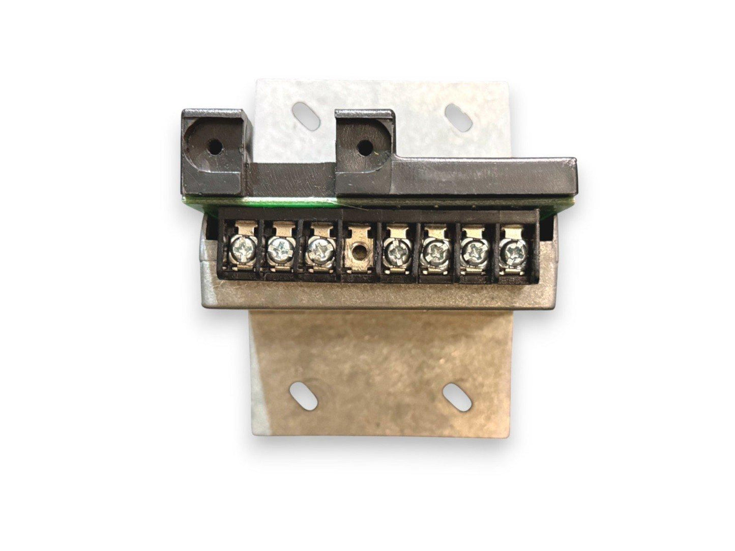 Fire alarm control module with terminal block connectors for wiring installation
