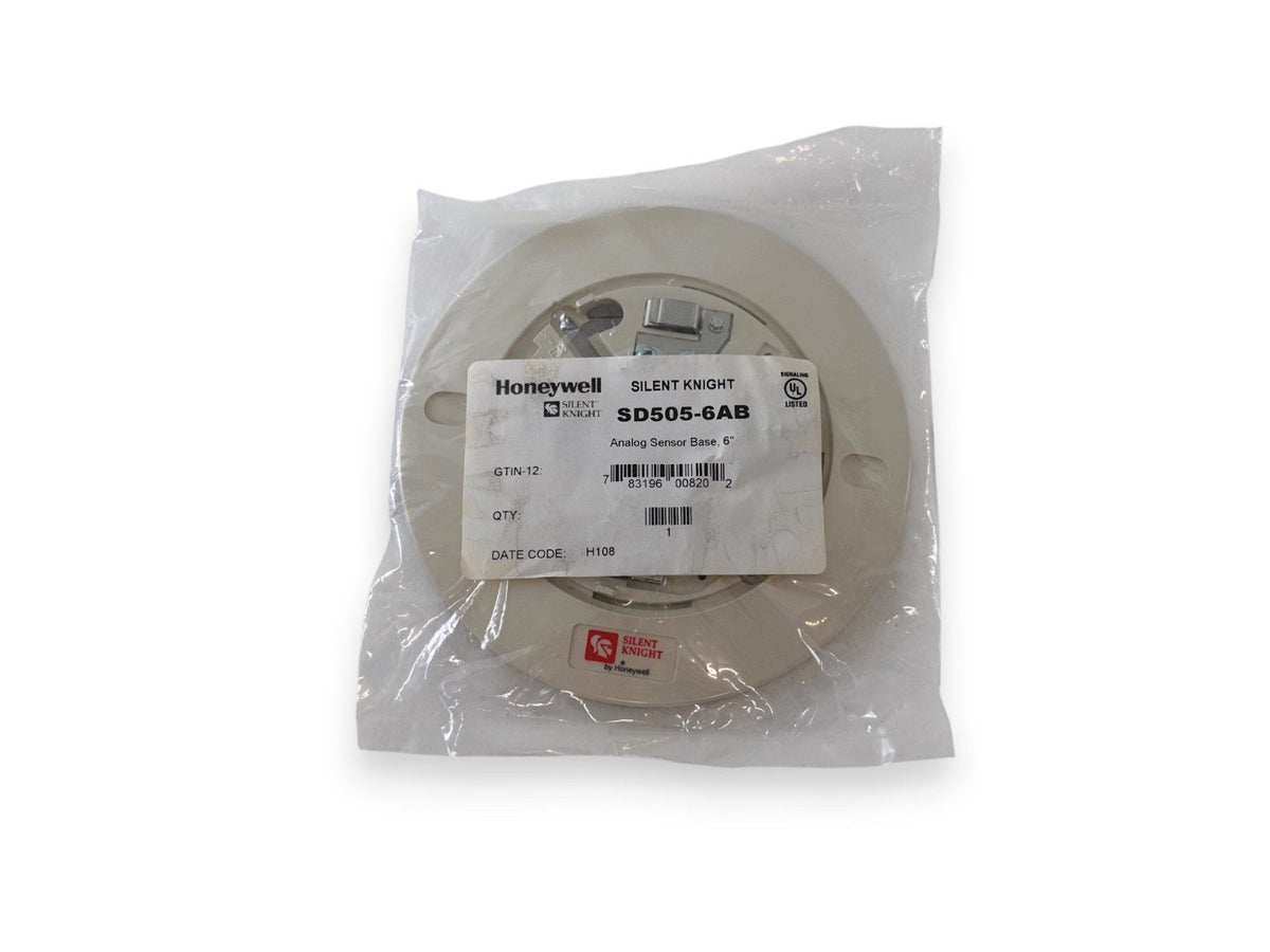 Silent Knight SD505-6AB Fire Alarm Detector Base (NEW IN BOX)