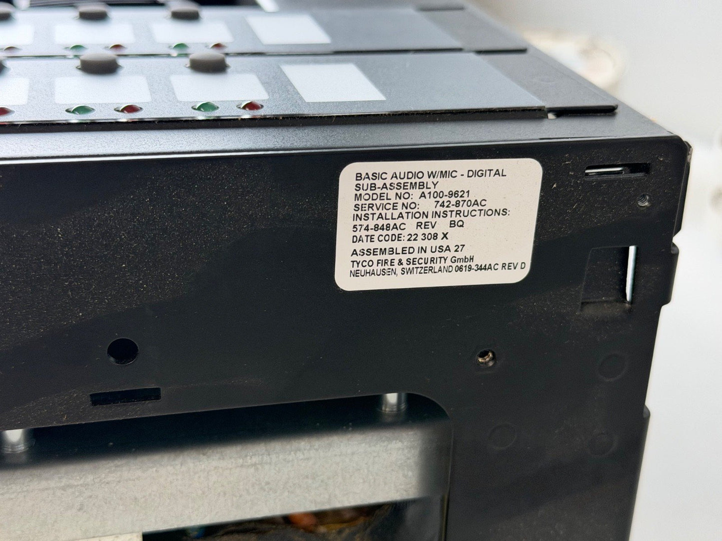 Autocall 4100ES A100-2300 Expansion Bay w/ Digital Audio Controller Cards