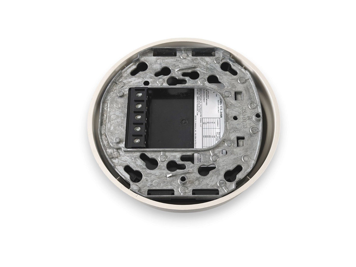 Potter CS-24W Fire Alarm Strobe Ceiling White