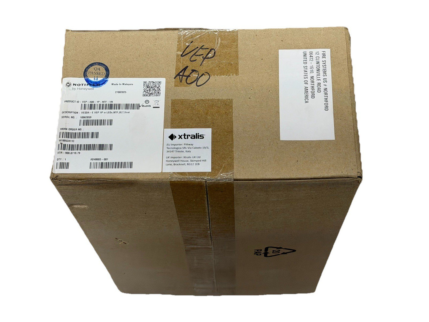 NOTIFIER VEP-A00-1P-NTF-VN VESDA-E VEP 1P Aspirating Smoke Detector (NEW IN BOX)