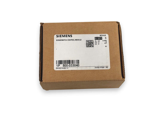 Siemens SCM-8 500-033040 Fire Alarm Switch Control Module (NEW IN BOX)