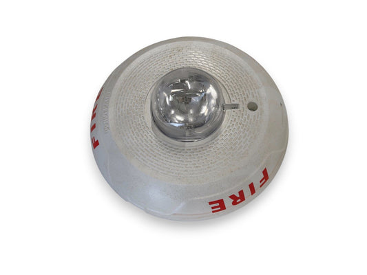 System Sensor SCWL Fire Alarm Strobe Ceiling White No Mounting Plate