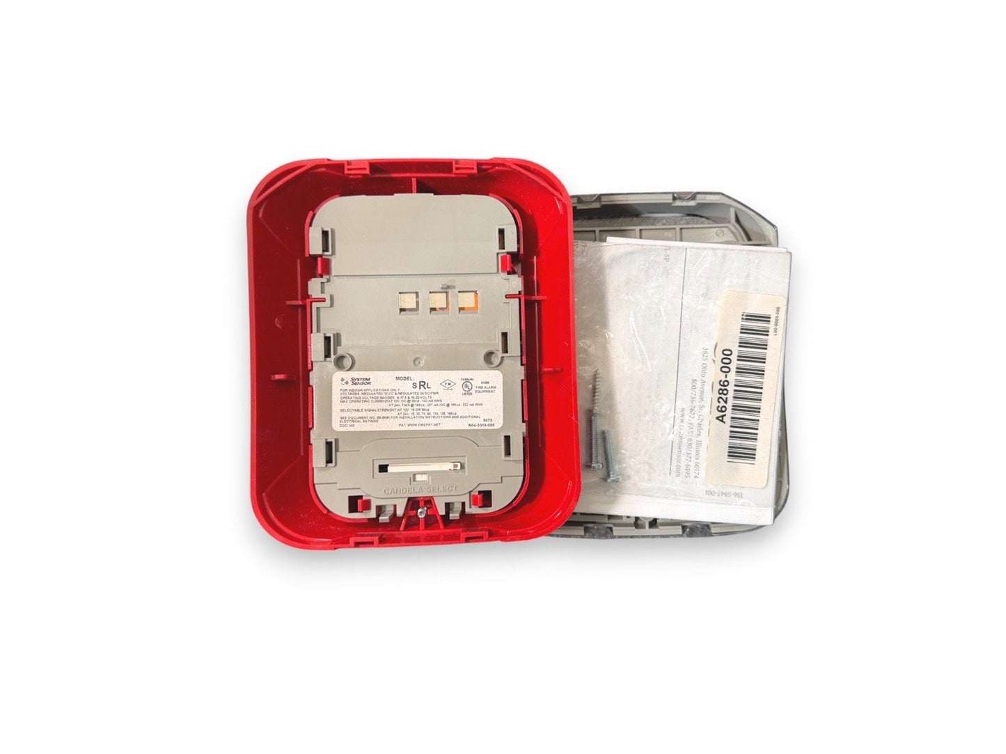 System Sensor SRL Fire Alarm Strobe Wall Red (NEW)