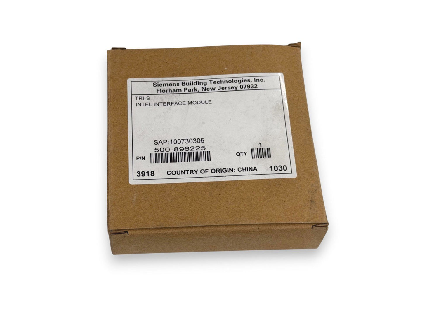 Siemens TRI-S 500-896225 Fire Alarm Single Input Interface Module (NEW IN BOX)