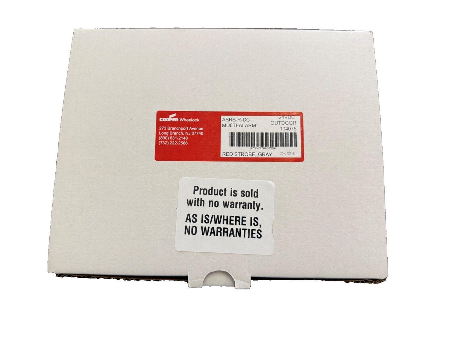 Eaton Wheelock ASRS-R-DC Signaling Beacon (NEW IN BOX)