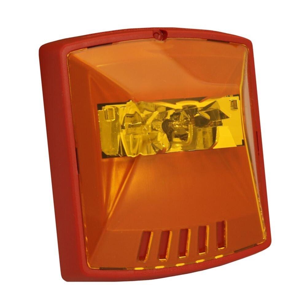 Eaton Wheelock STR-NA Strobe Wall Red Amber Lens No Text (NEW IN BOX)