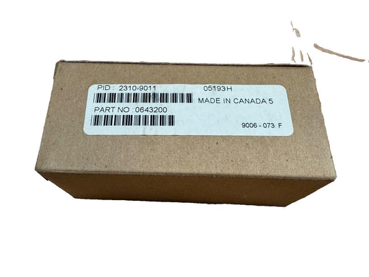 Fire alarm equipment box with part number 0643200, made in Canada, PID 2310-9011