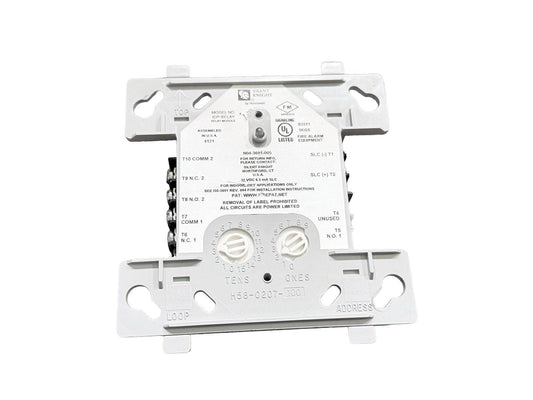 Silent Knight IDP-RELAY fire alarm relay module with addressable DIP switches and UL listed certification