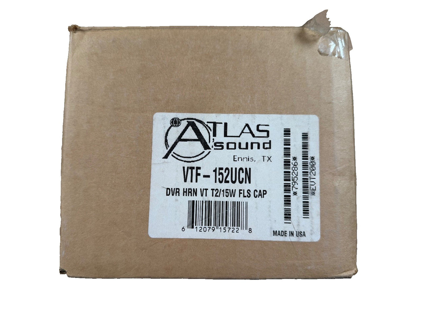 Atlas Sound VTF-152UCN Voice/Tone Compression Driver Speaker  (NEW IN BOX)