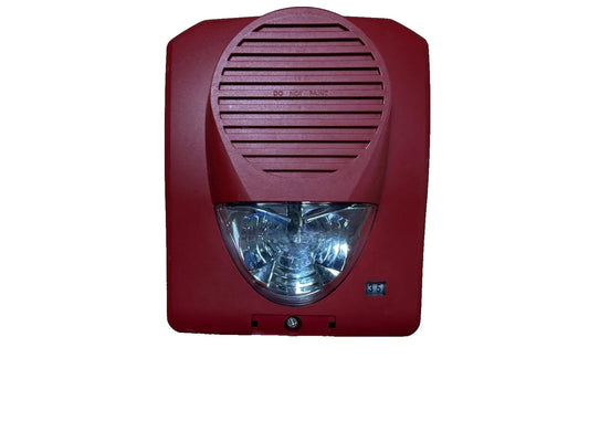 Potter SH-1224 Fire Alarm Horn Strobe Wall Red Potter Electric Signal