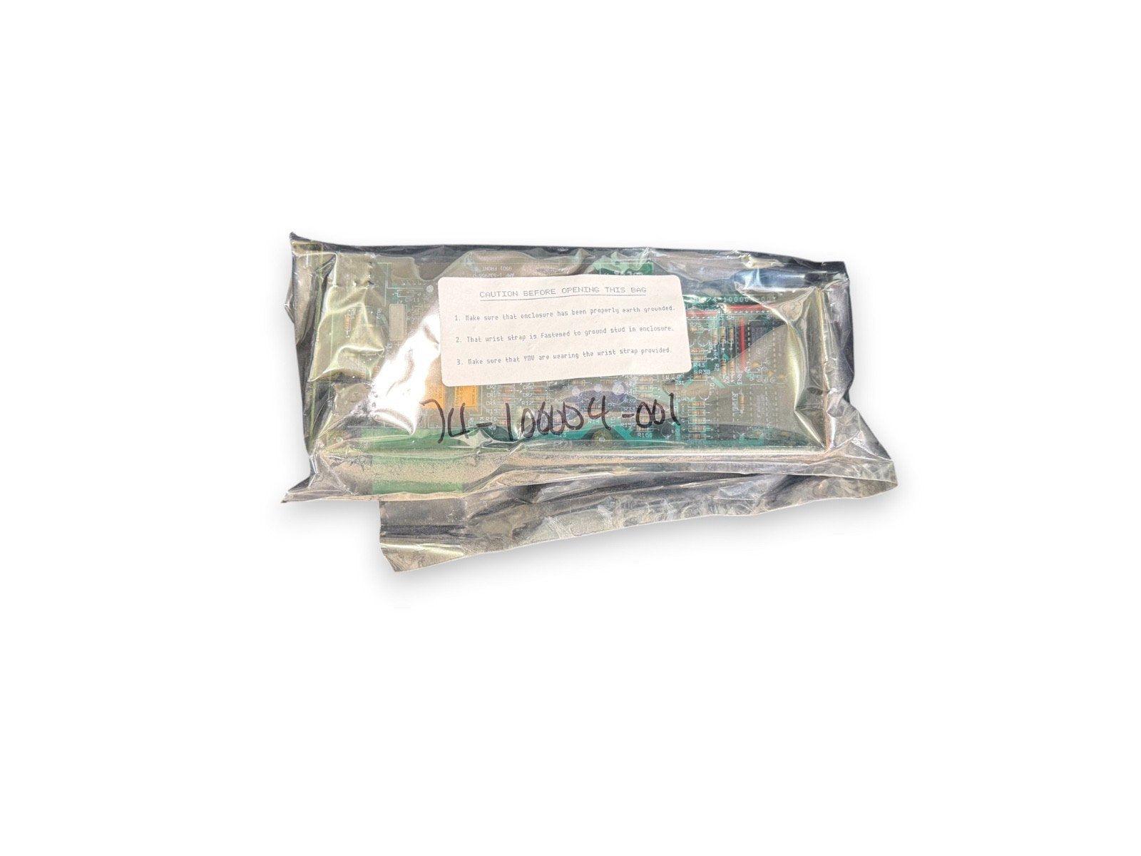 Fire alarm control panel circuit board in anti-static bag with caution label, model 74-100054-001