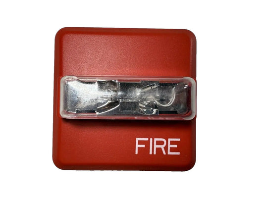 Wheelock ZRS-MCWH Fire Alarm Strobe Red w/ Mounting Plate Wheelock