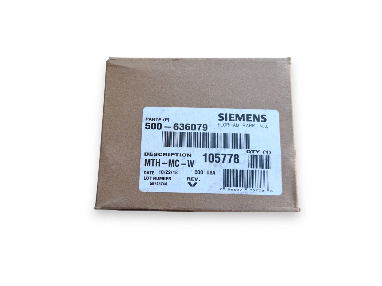 Siemens MTH-MC-W 500-636079 Multitone Horn Strobe Wall White (NEW IN BOX)