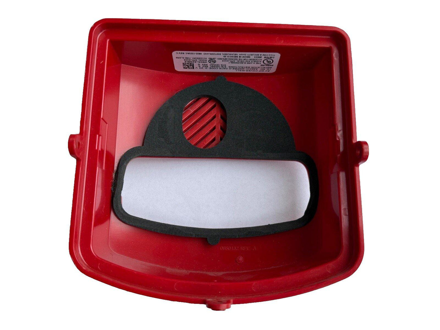 Autocall A49AVC-WRFIRE-O Fire Alarm TrueAlert ES VO Cover Wall Red