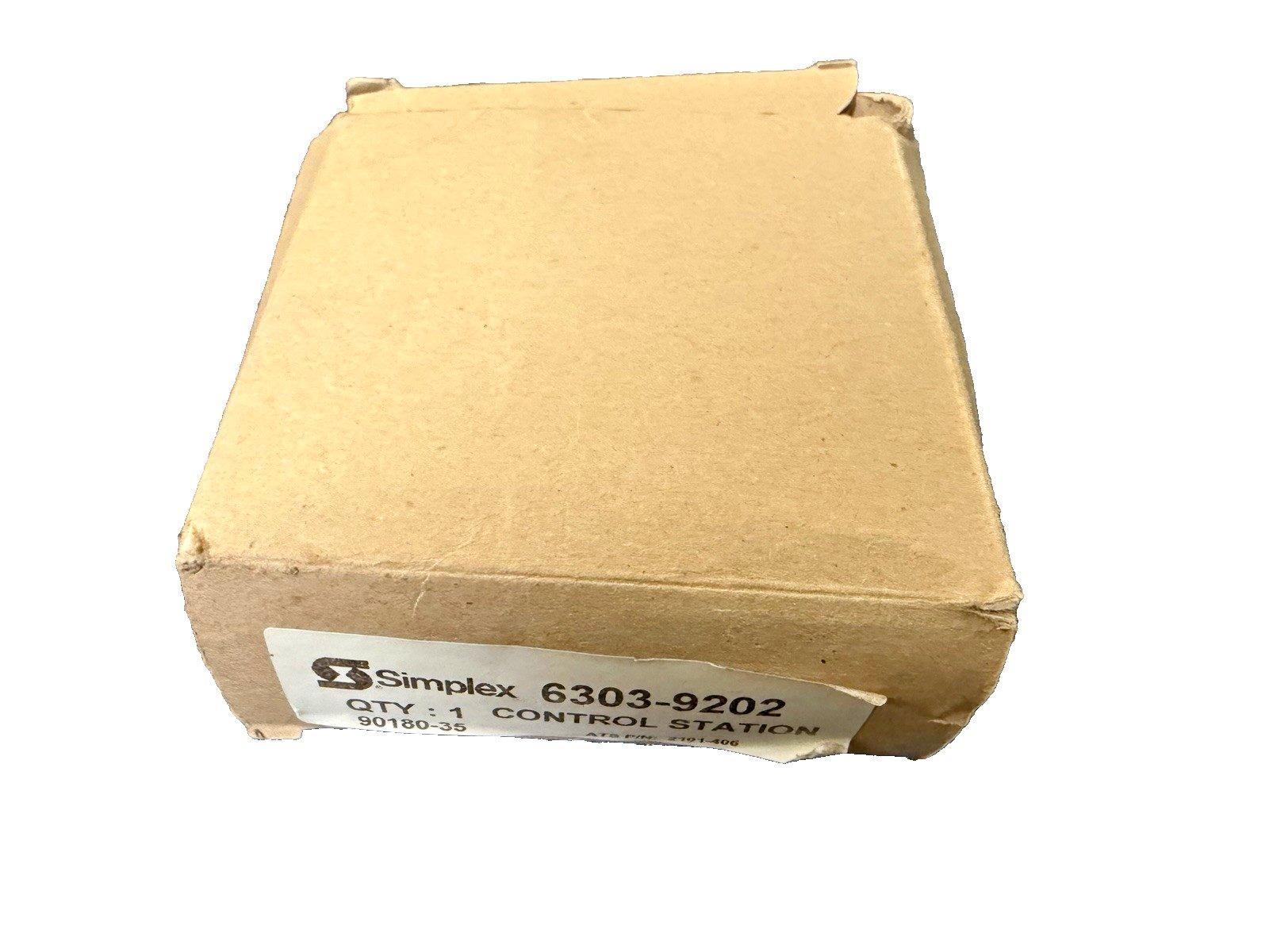 Simplex 6303-9202 fire alarm control station in original packaging, new surplus equipment