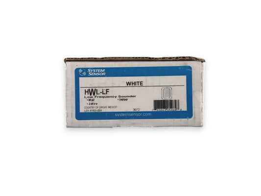 System Sensor HWL-LF Flow-frequency Sounder Wall White (NEW IN BOX)