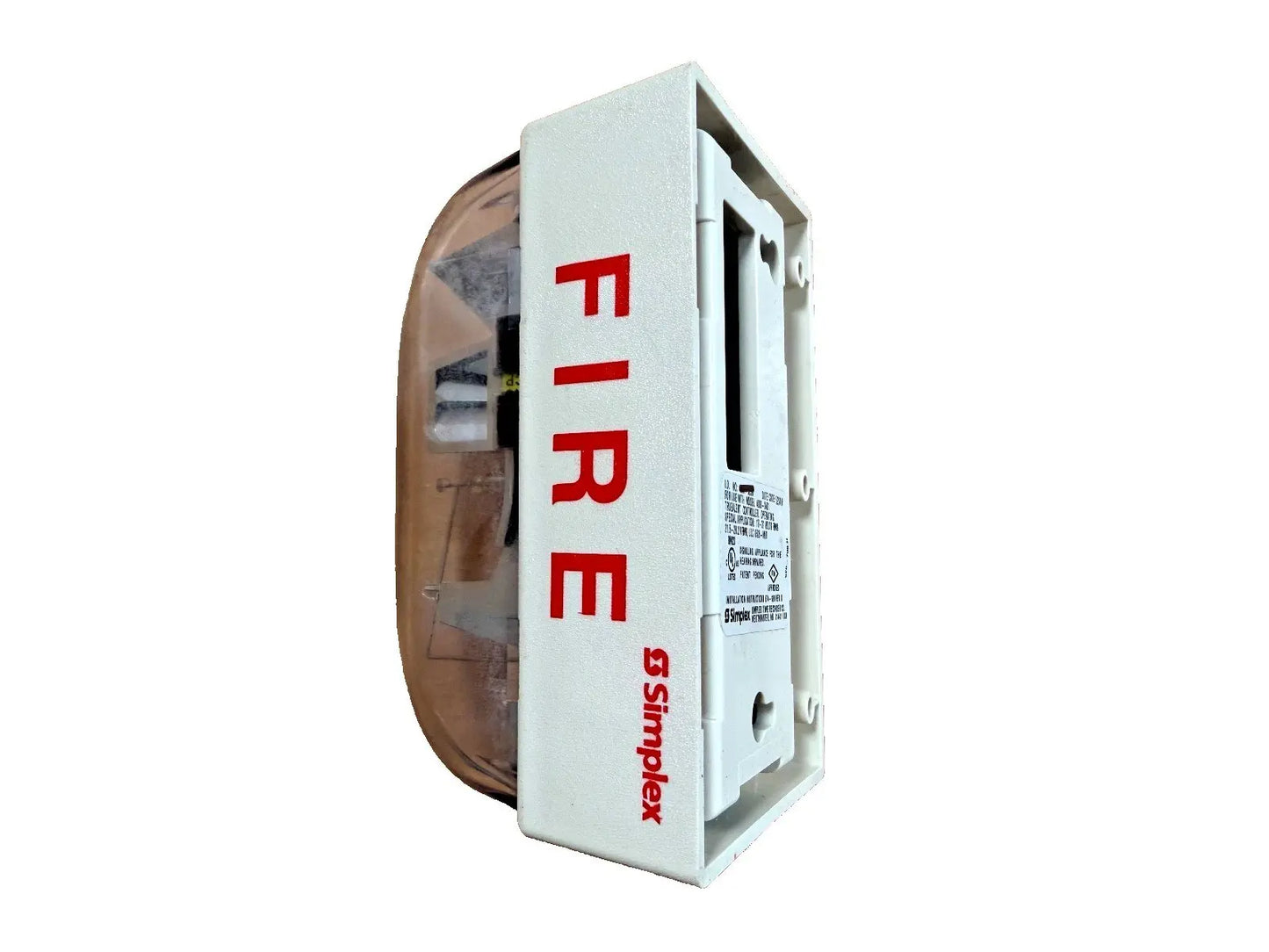 Simplex 4906-9204 Fire Alarm Strobe Ceiling White Simplex