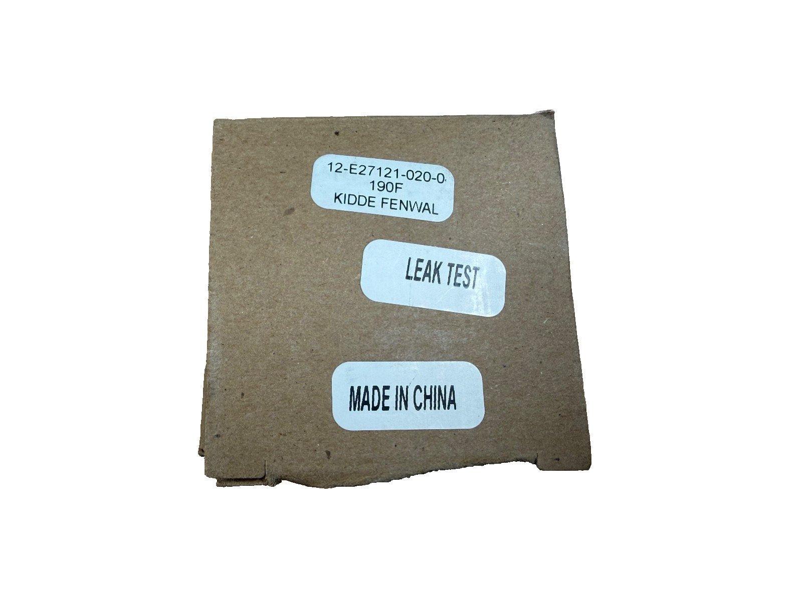 Kidde Fenwal fire alarm part 12-E27121-020-0, leak tested, made in China