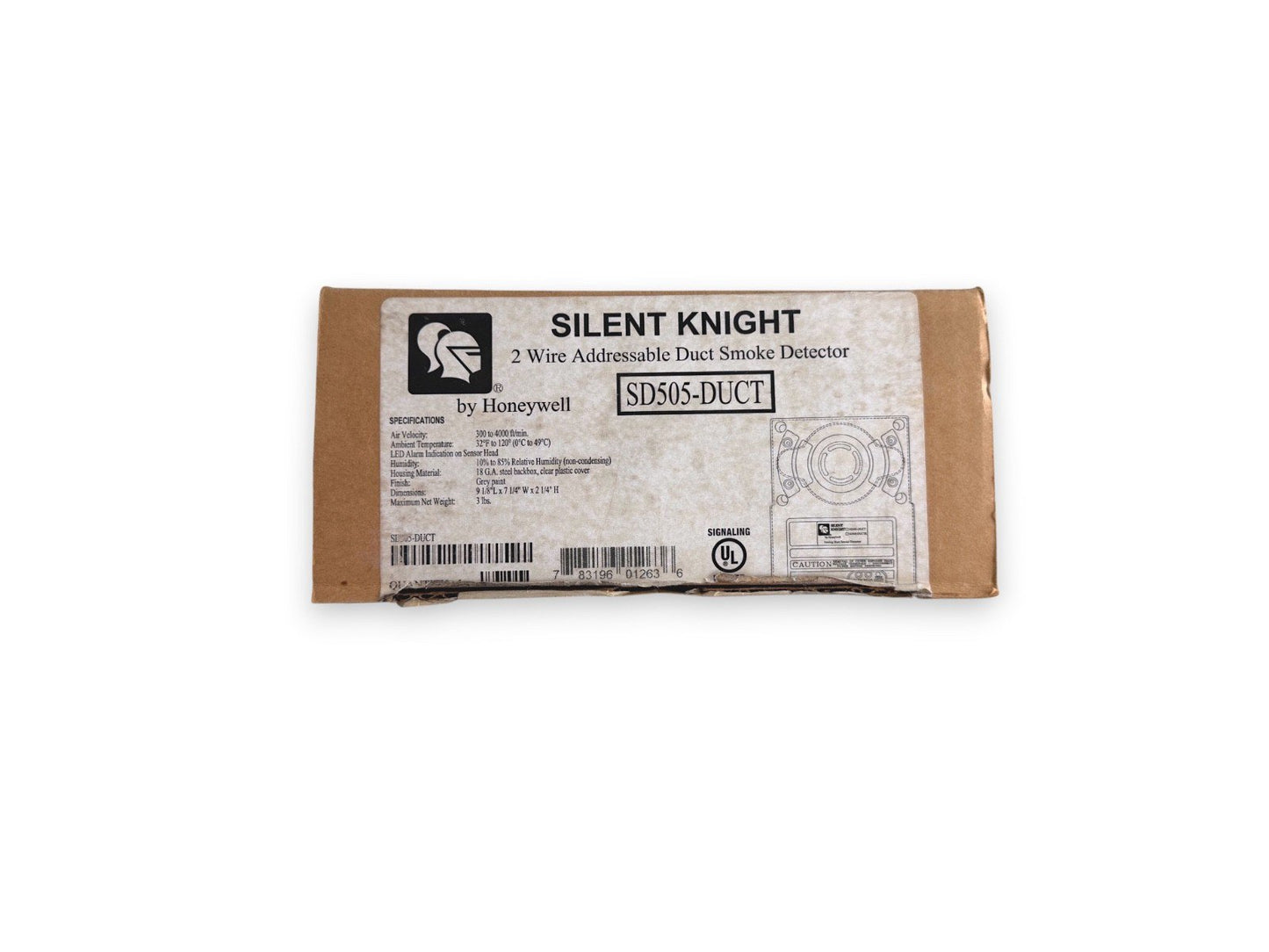 Silent Knight SD505-DUCT Fire Alarm Duct Smoke Detector (NEW IN BOX)