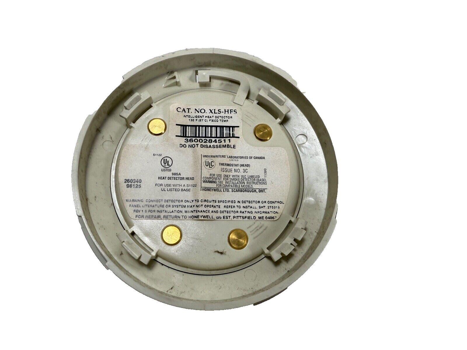 Honeywell XLS-HFS intelligent heat detector head, UL listed fire alarm component for commercial safety systems