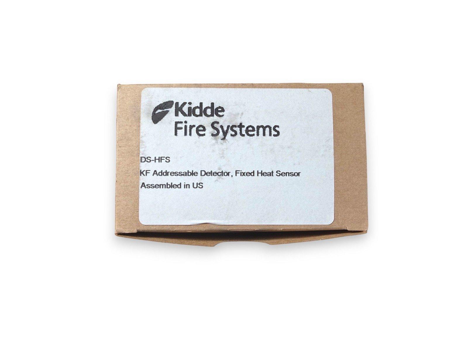 Kidde Fire Systems DS-HFS addressable fixed heat sensor detector box, assembled in US
