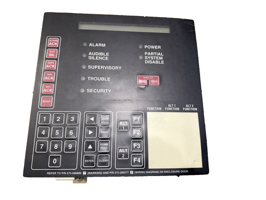 Siemens MKB-3 + ANN-1 500-893506 Fire Alarm Control Panel Annunciator Display