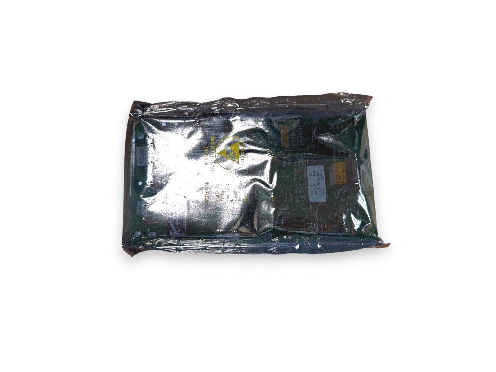 Fire alarm control panel circuit board in static shield bag, ESD protected for safe handling