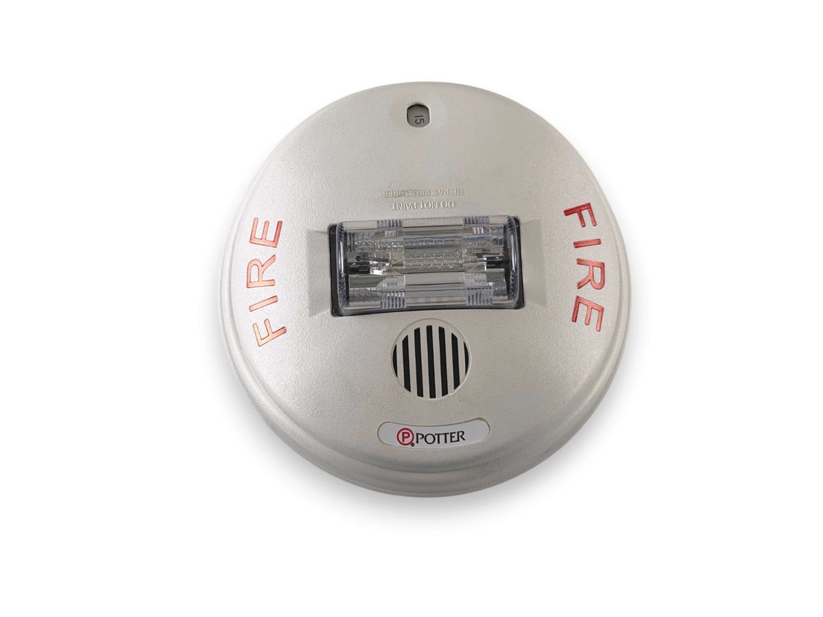 Potter CHS-24W Fire Alarm Horn Strobe Ceiling White