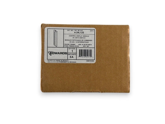 EST Edwards 4-24L12S Control Display Module 24 LED 12 Switch (NEW IN BOX)