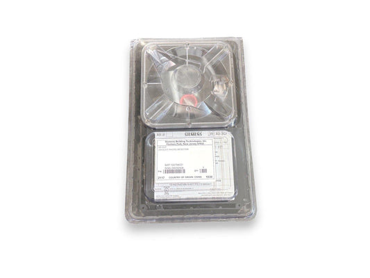 Siemens air duct photo detector in clear packaging, fire alarm equipment for HVAC systems