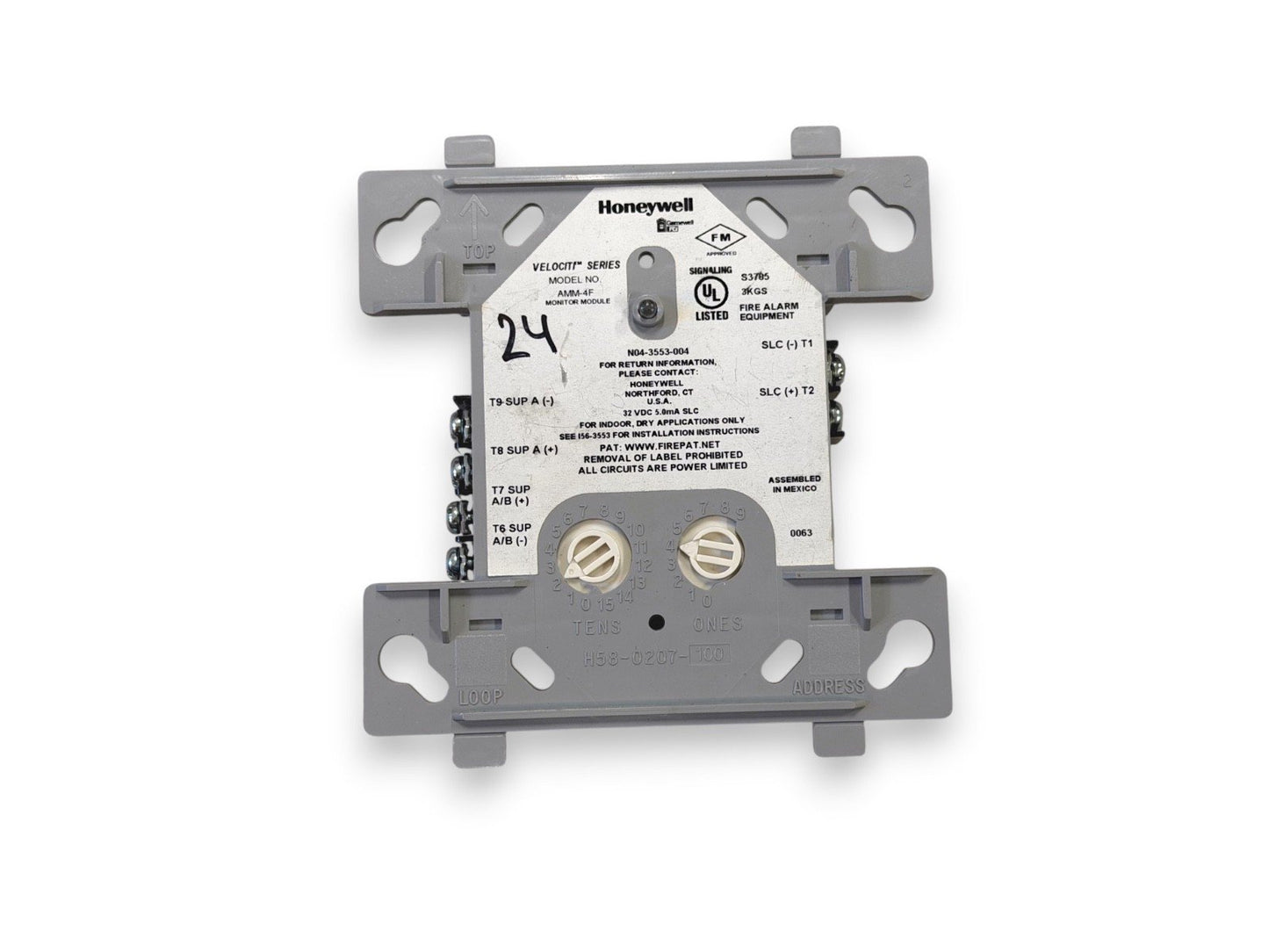 Gamewell-FCI AMM-4F Fire Alarm Addressable Monitor Module
