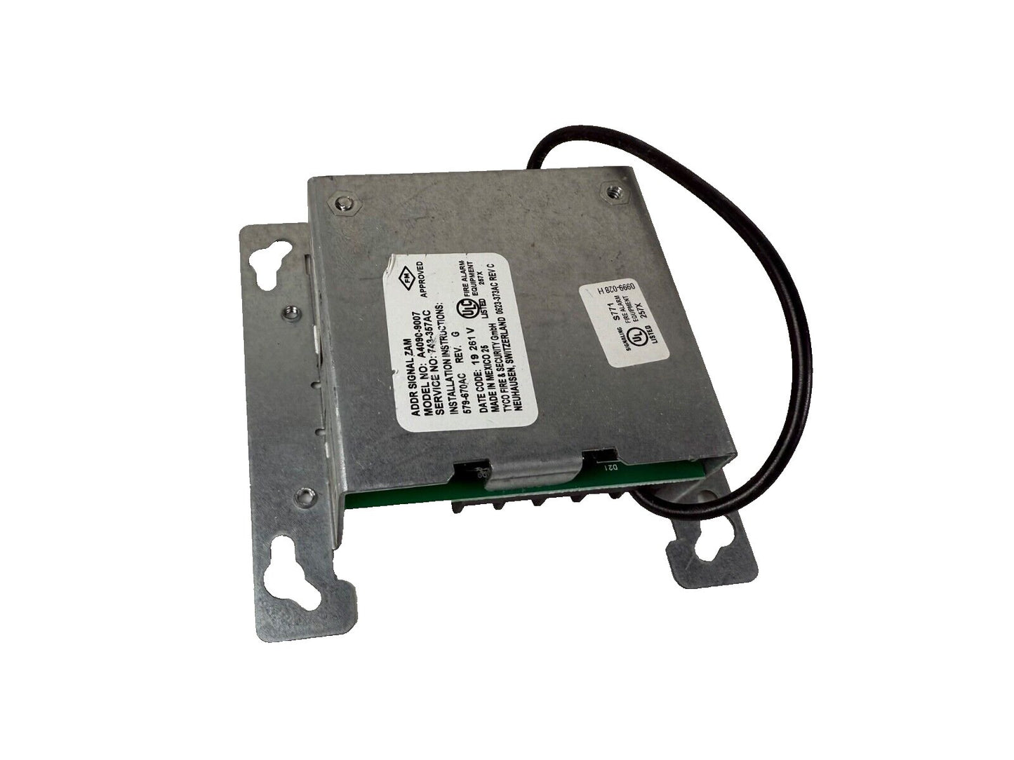 Autocall A4090-9007 Fire Alarm Addressable Signal ZAM Module