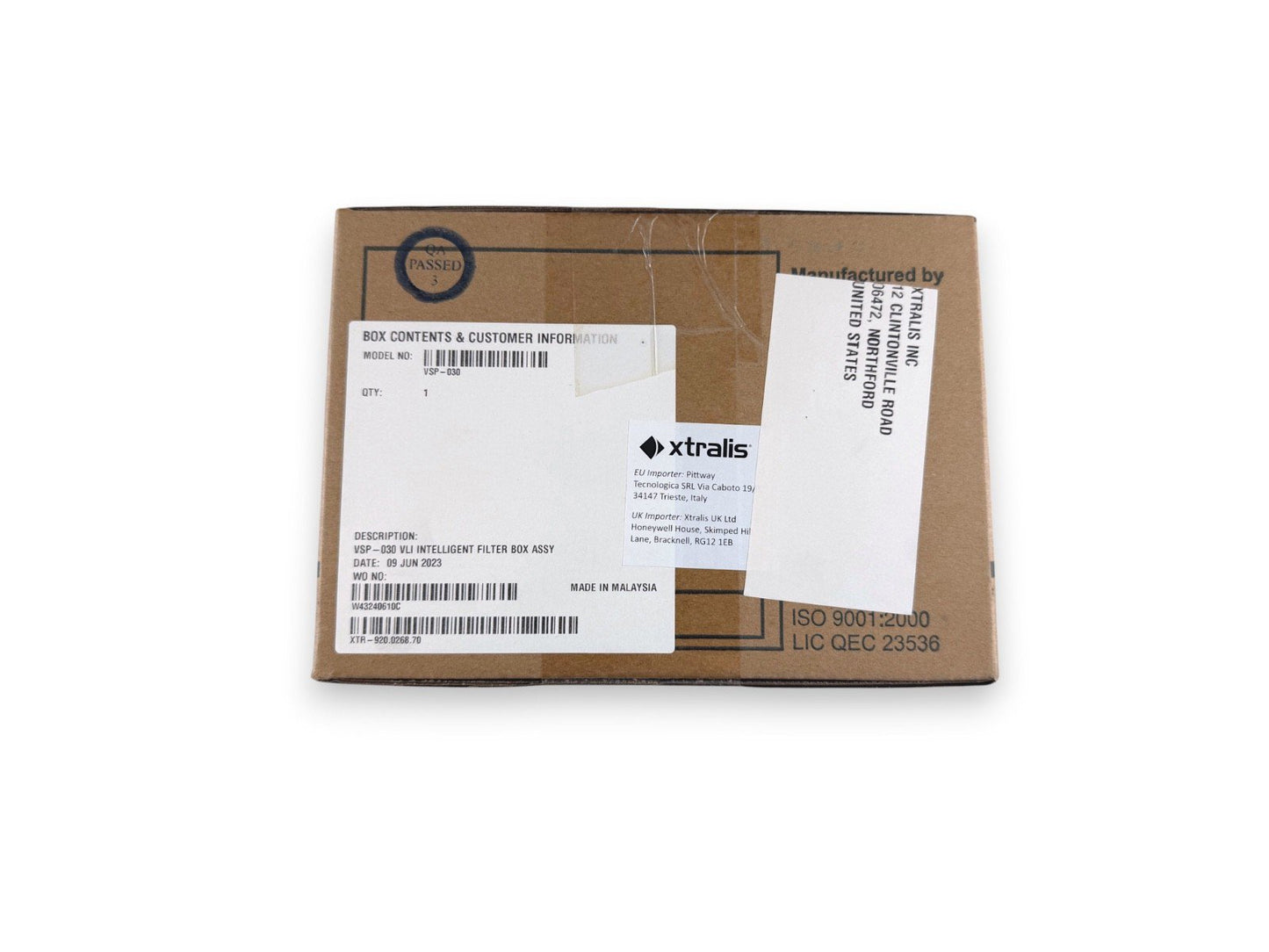 Xtralis VESDA VSP-030 VLI Intelligent Filter Box Assy (NEW IN BOX)