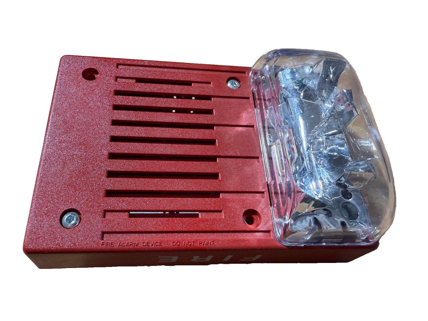 Autocall A4906-9228 Fire Alarm Horn Strobe Ceiling Red (Addressable)