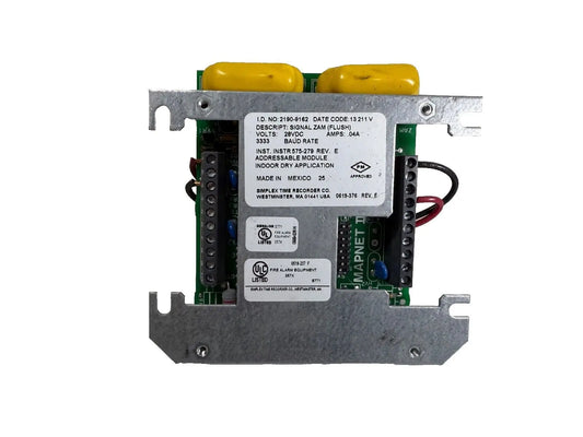 Simplex 2190-9162 Fire Alarm Signal ZAM Module Simplex