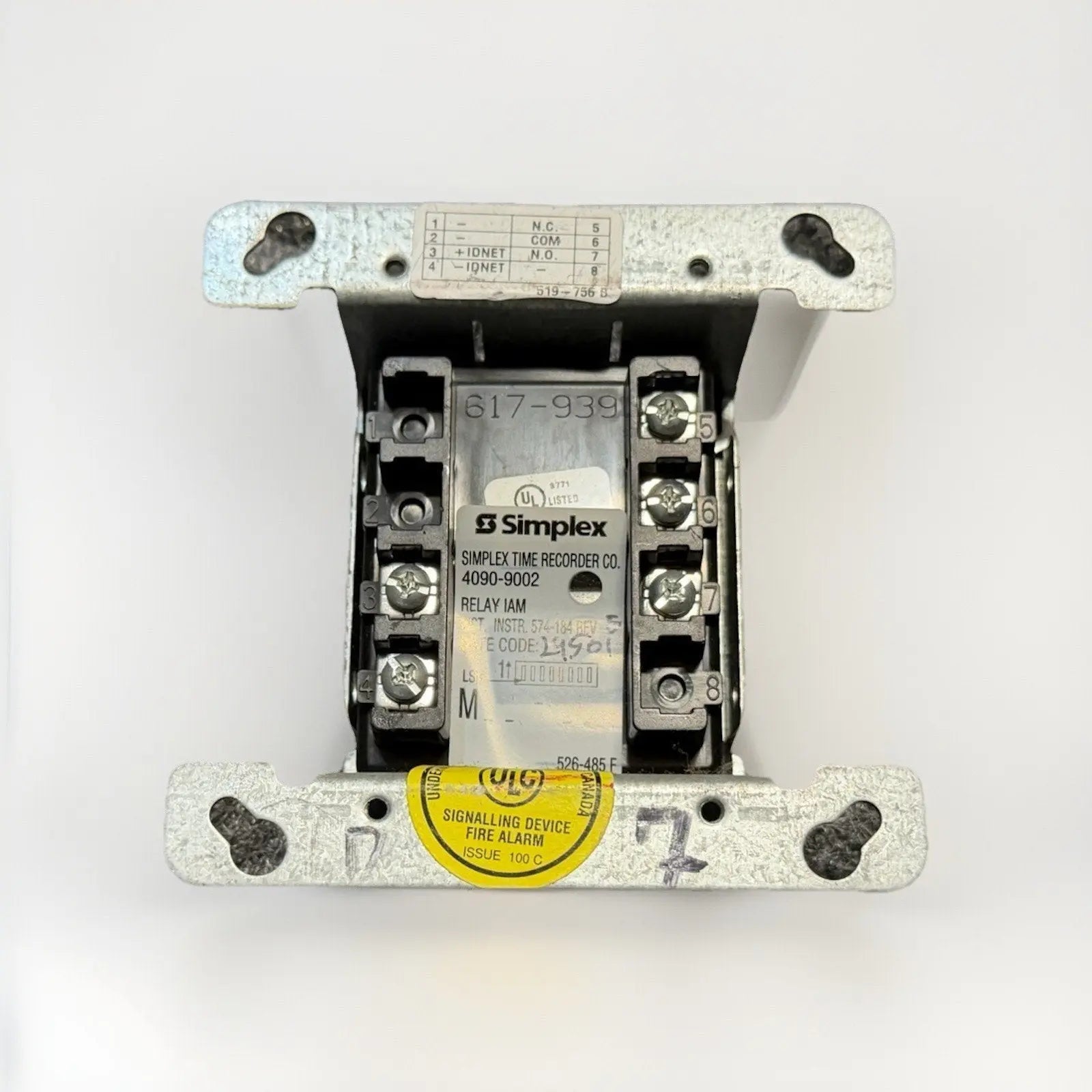 Simplex 4099-9002 Fire Alarm Relay Simplex