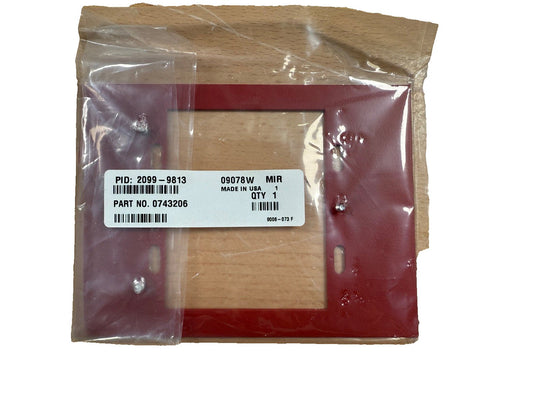 Simplex 2099-9813 Fire Alarm Red Semi-flush Trim Plate (NEW IN BOX)