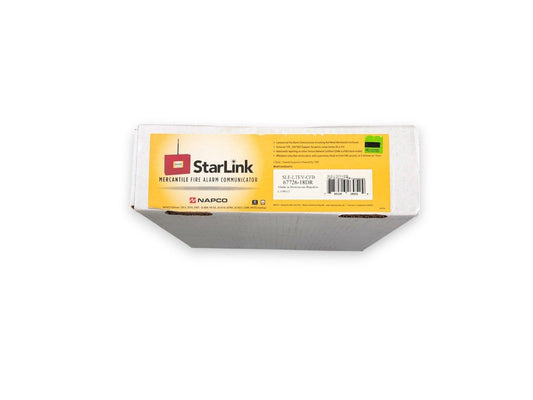 StarLink Mercantile Fire Alarm Communicator box, model SLE-LTEV-CFB, for commercial fire safety systems